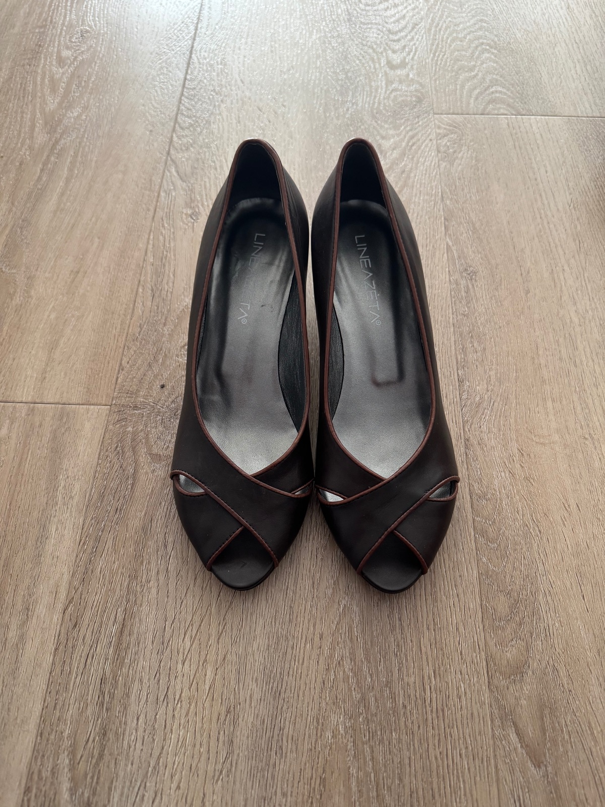 NIEUW Linea Zèta peeptoe schoenen met hak