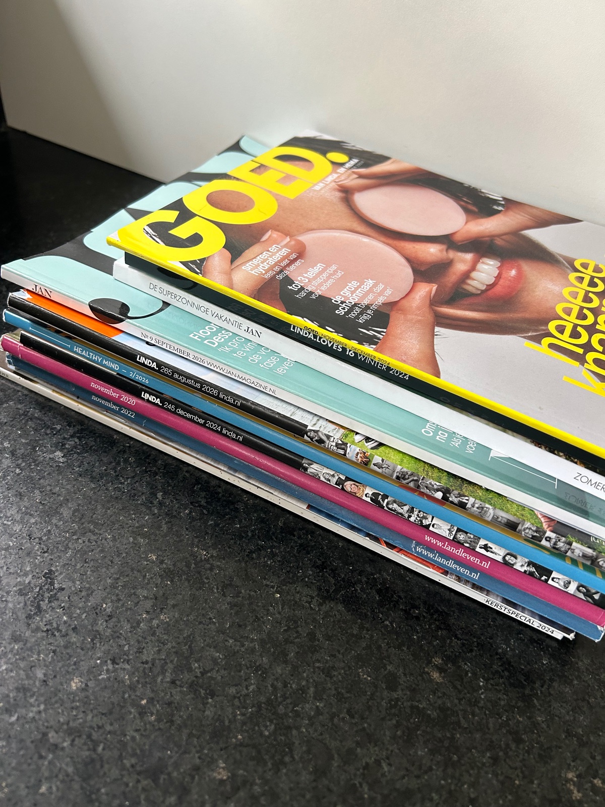 Stapel tijdschriften